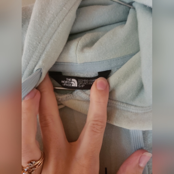 The North Face size small green/blue hoodie - Picture 3 of 4